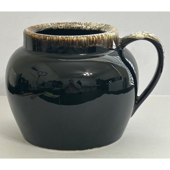 Pfaltzgraff Other - Pfaltzgraff Gourmet Brown Drip Glaze Discontinued Bean Pot NO LID USA Vintage